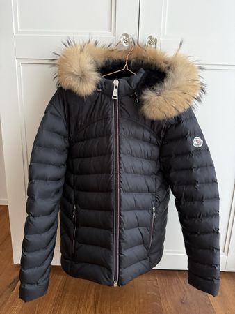 Moncler Daunenjacke mit Echtfell, Top Zustand, Grösse 1