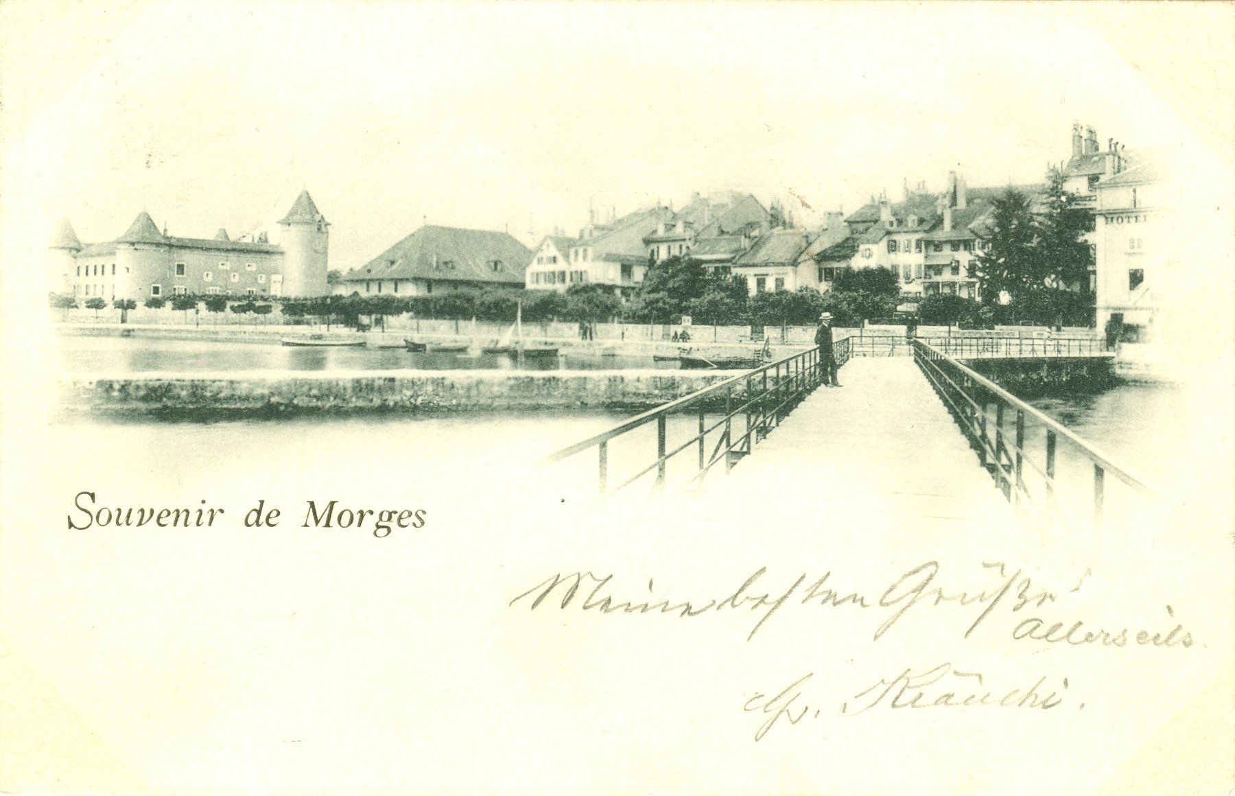 Cartes postales: Morges - Souvenir de Morges – D'occasion à Chavornay par SupraSenna