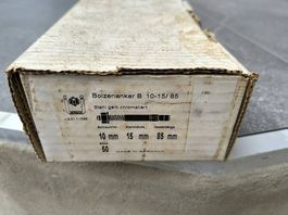 Bolzenanker M10x85mm, ca. 40 Stk., Stahl verzinkt, DE