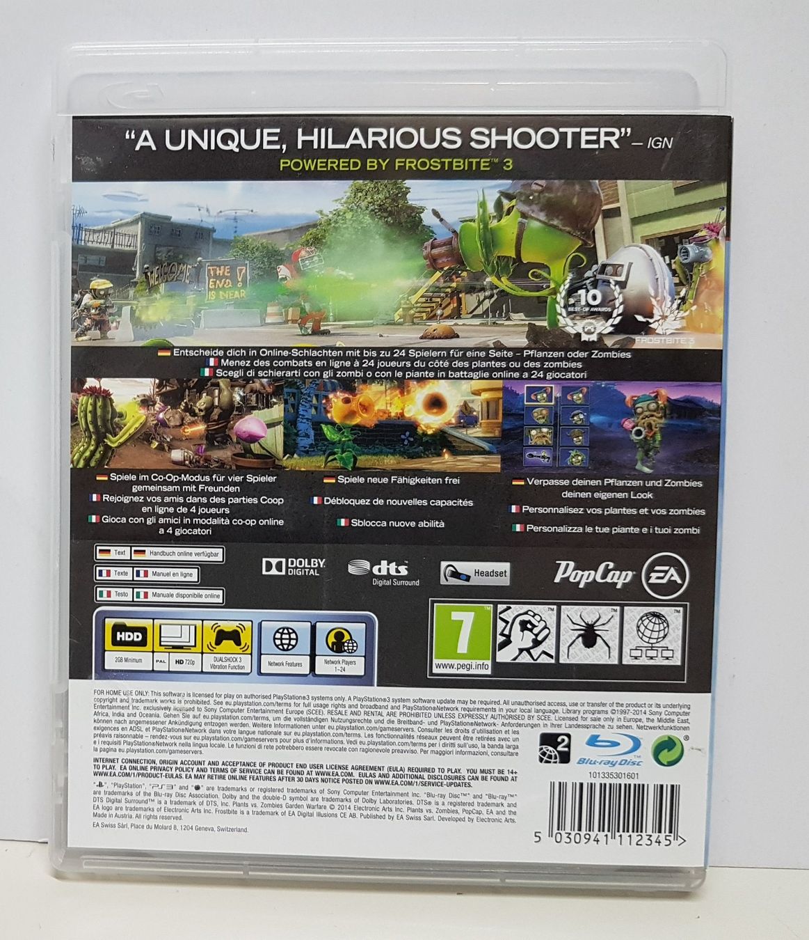 Sony Giochi: Plants vs Zombies Garden Warfare   PS3 – Usato da Schüpfheim venduto da Games_Spielkonsolen 2