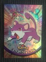 Pokemon Rattata Holo Rainbow Topps Series 1 1999 Vintage