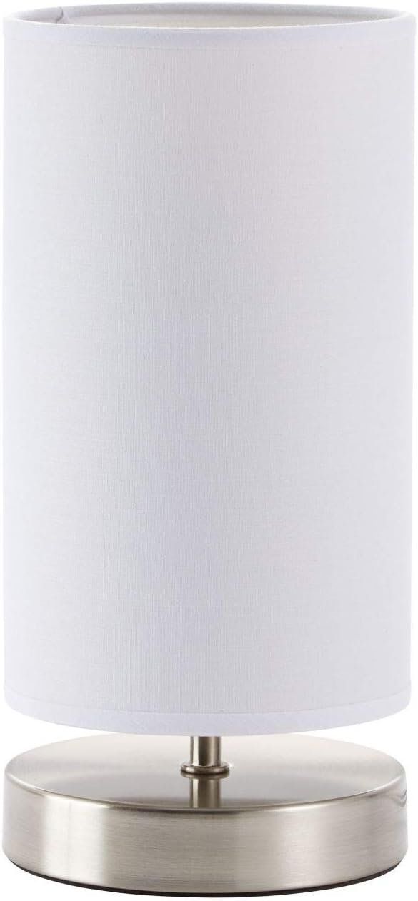 Lampade: Moderne Tischlampe - Tischleuchte mit dekorativem Stoffschir – Nuovo e nell'imballaggio originale da Nuglar venduto da SaleRitter 1