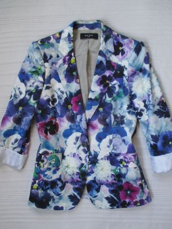Paul Smith - Floral Blazer Jacke Black Label Gr. 38