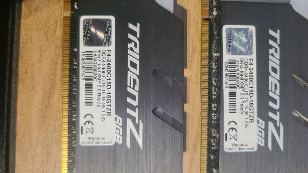 G.Skill Trident Z RGB 16 GB (2x8 GB) DDR4-3600 CL18 Memory for Sale in