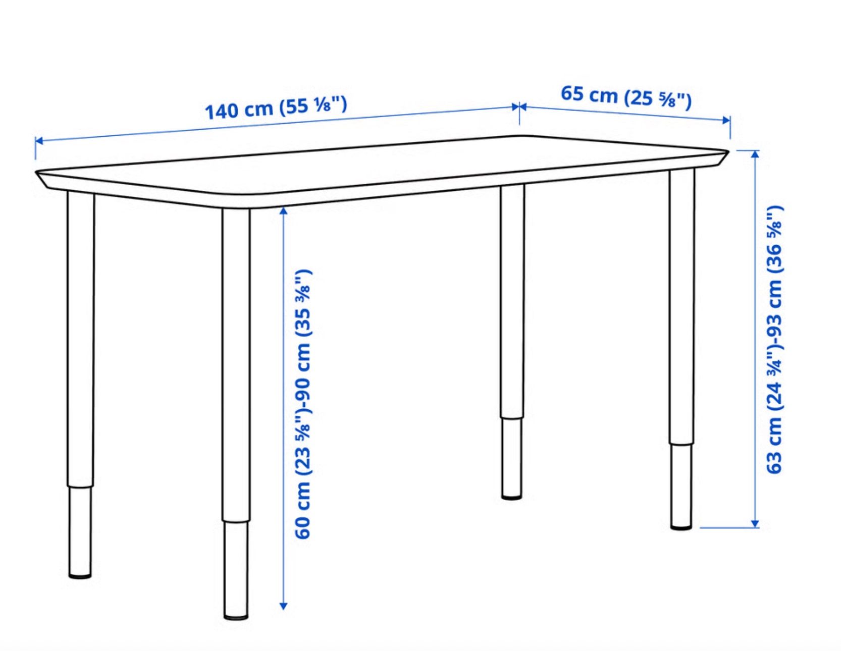 Ikea Schreibtische: Höhenverstellbarer Schreibtisch – Gebraucht aus Zürich von lai_d6hn 2