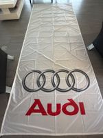 RIESIGE AUDI FLAGGE FAHNE BANNER 3,85 X 1,50 METER NEUWERTIG