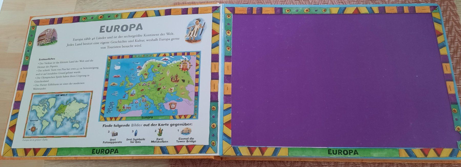 Puzzle: Puzzlebuch "Die sieben Kontinente der Welt" – Usato da Grafstal venduto da danielbbtl 3