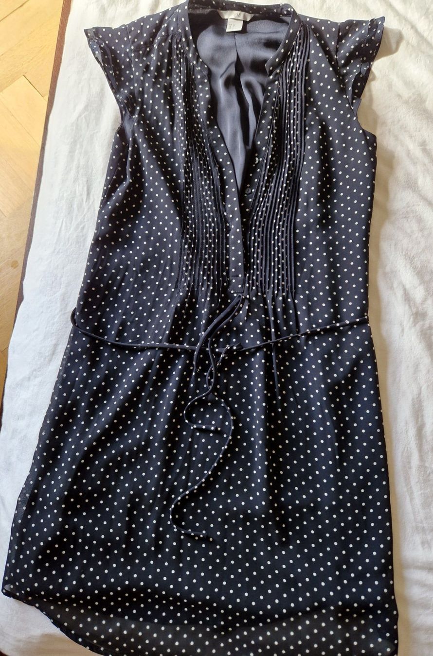 H&M Vestiti: Blusenkleid mit polka dots marine/weiss – Nuovo (secondo la descrizione) da Küsnacht ZH venduto da 2011_ 4