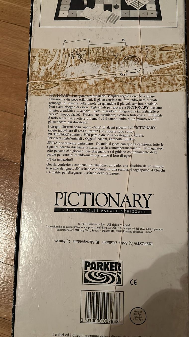 Giochi: Gioco da tavolo Pictionary (nuovo) – Nuovo (secondo la descrizione) da Melano venduto da H-Sara 2