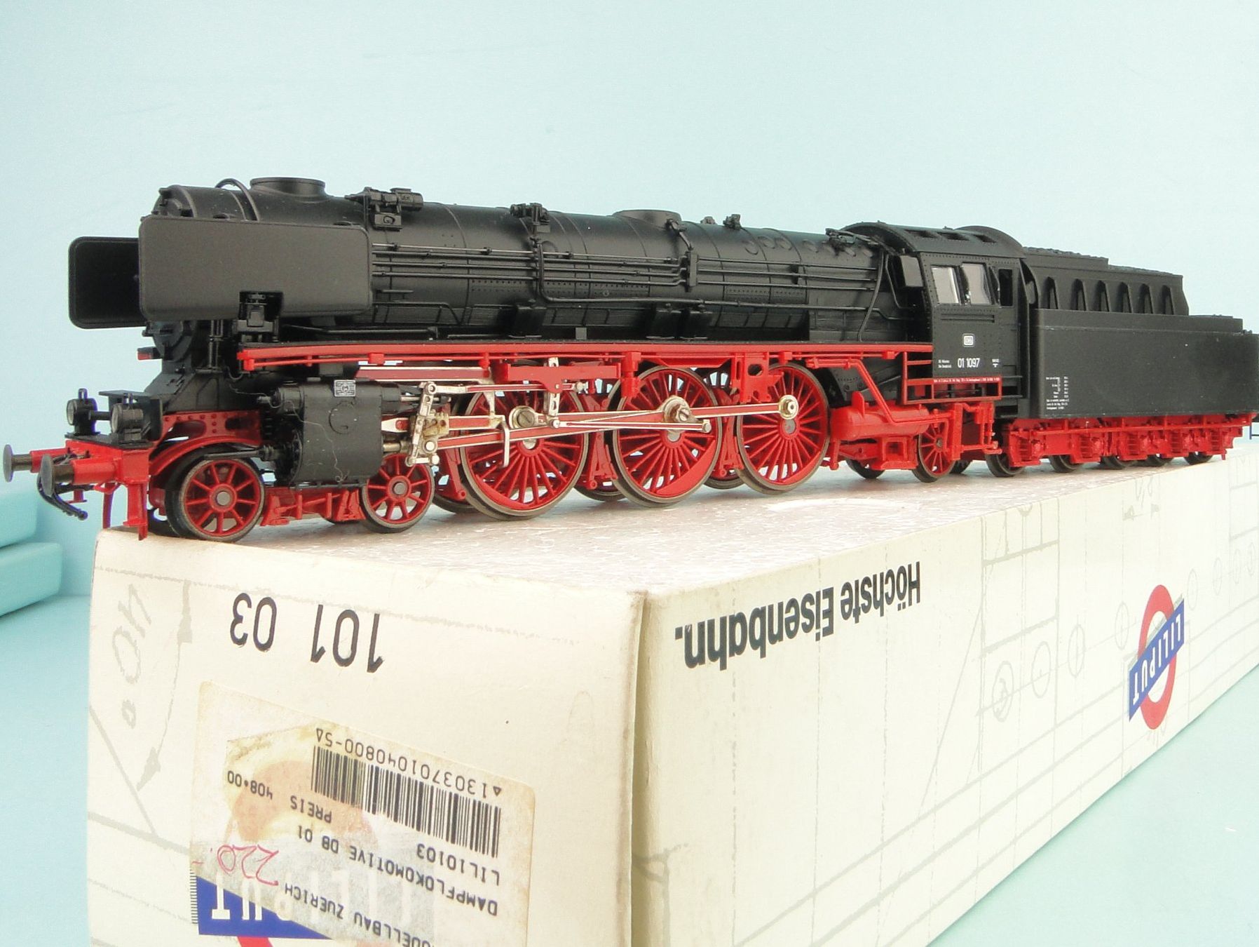 Liliput Modellini di ferrovie: Liliput 101 03 Dampflok 01 1097 – Usato da Bülach venduto da cann11