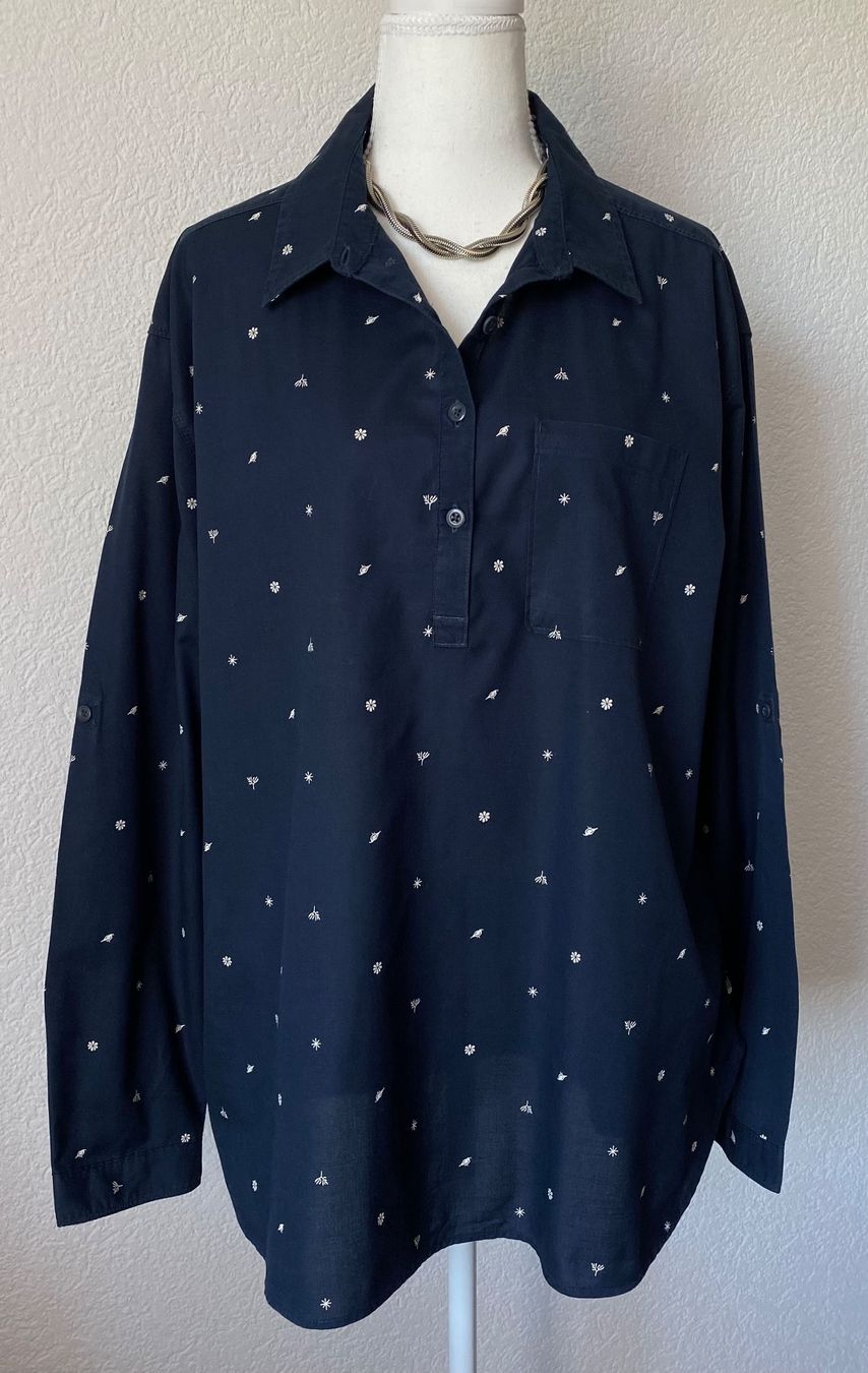 North Face Camicette: The North Face Bluse aus Baumwolle Grösse XL – Usato da Oberwil BL venduto da Leni-Mischi