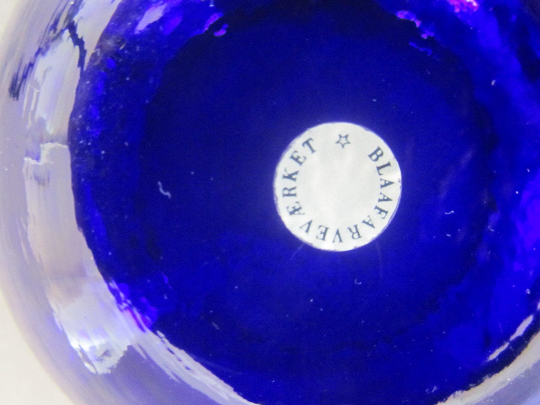 Schalen: Cobalt -blaue Glasschale, Norwegen – Gebraucht aus Seengen von mikelele 3