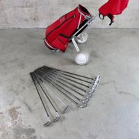 Golf-Set Callaway Big Bertha Tasche, Raven Schläger, Trolley