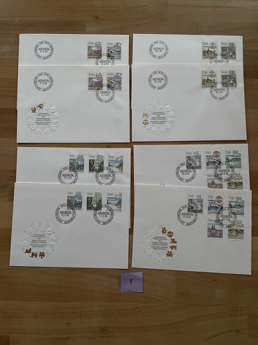 Alle Briefmarken: Ersttagsbrief von Sternzeichen – Gebraucht aus Rümlang von euqinom16