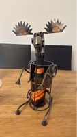 Metall Flaschenhalter Elch Design neuwertig