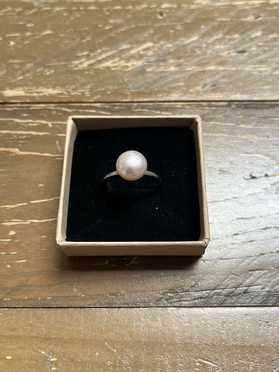 Ringe: Silberring mit grosser Süsswasserperle – Neu (gemäss Beschreibung) aus Worb von alfiie824
