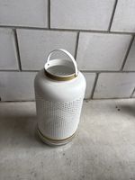Lanterne blanche design, hauteur 45 cm, bon état