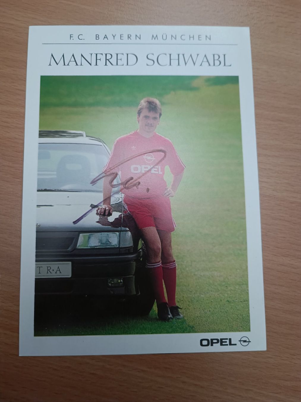 Autogramme: Manfred Schwab - Bayern München - handsigniert – Gebraucht aus Menziken von Artographs