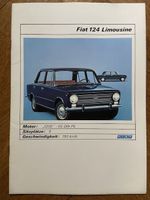 FIAT 124 LIMOUSINE Prospekt ca 1973 1974 - brochure 16pgs