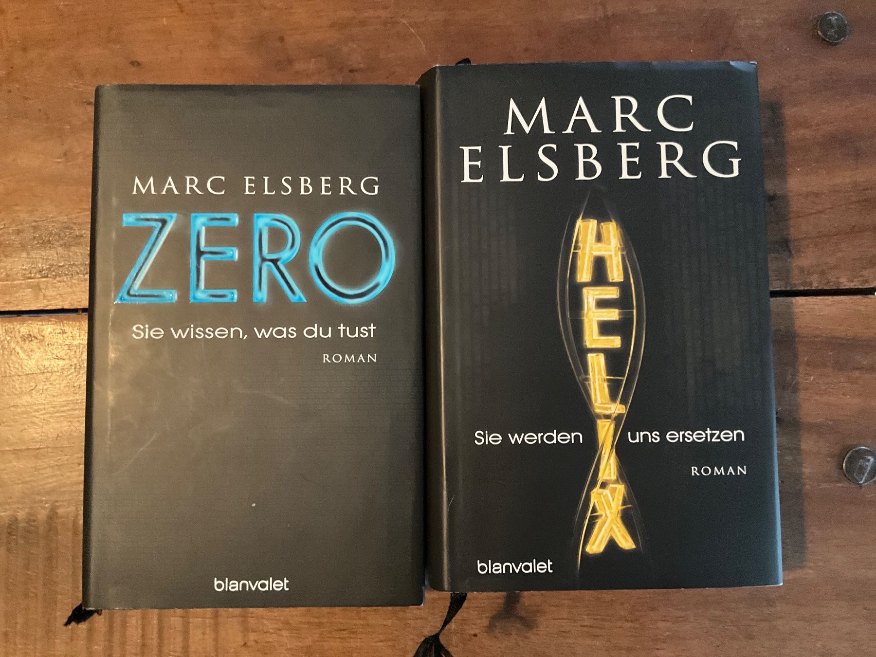 Bücher: Marc Elsberg: Zero und Helix – Gebraucht aus Avenches von Lactobacille