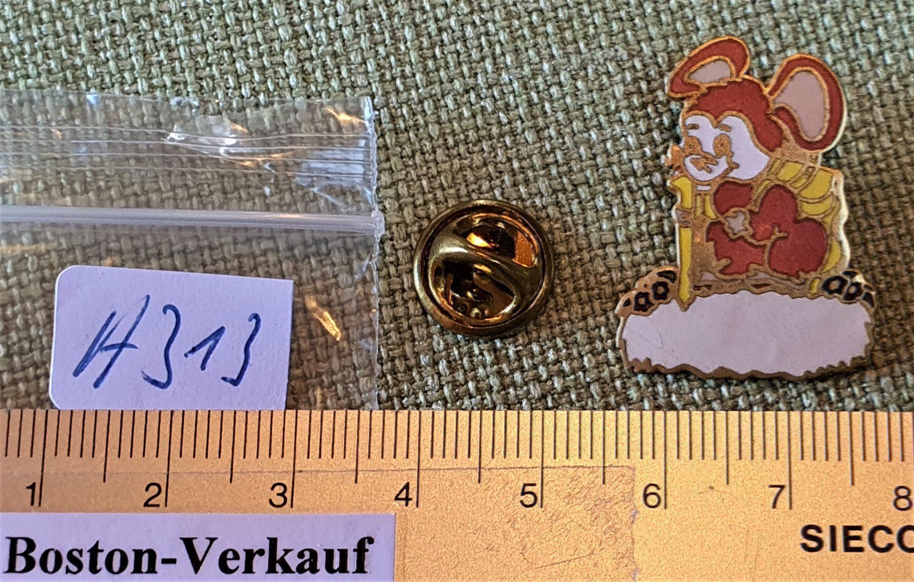 Placchette & Badge: H313 - Pin Wander Maus Rohling – Usato da Reinach BL venduto da Boston-Verkauf 1