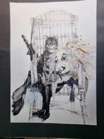 ILSE FREI & RIEDI ORIGINAL GRAFIK HANDSIGNIERT NUMMERIERT