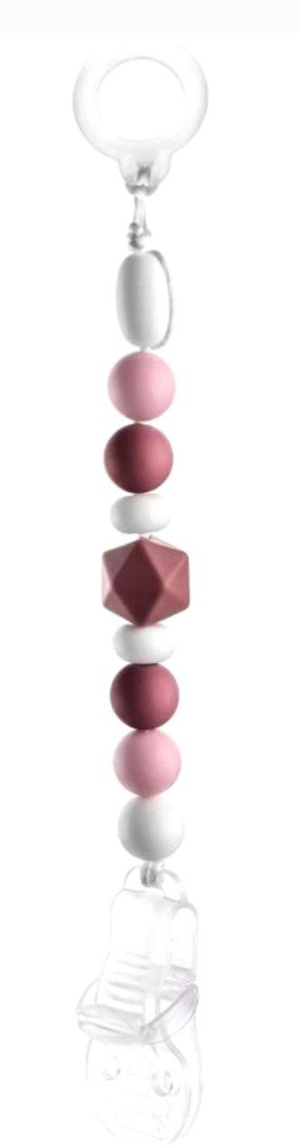 Succhiotti & catenelle porta ciuccio: Nuggikette rosa – Usato da Zürich venduto da Kris8050
