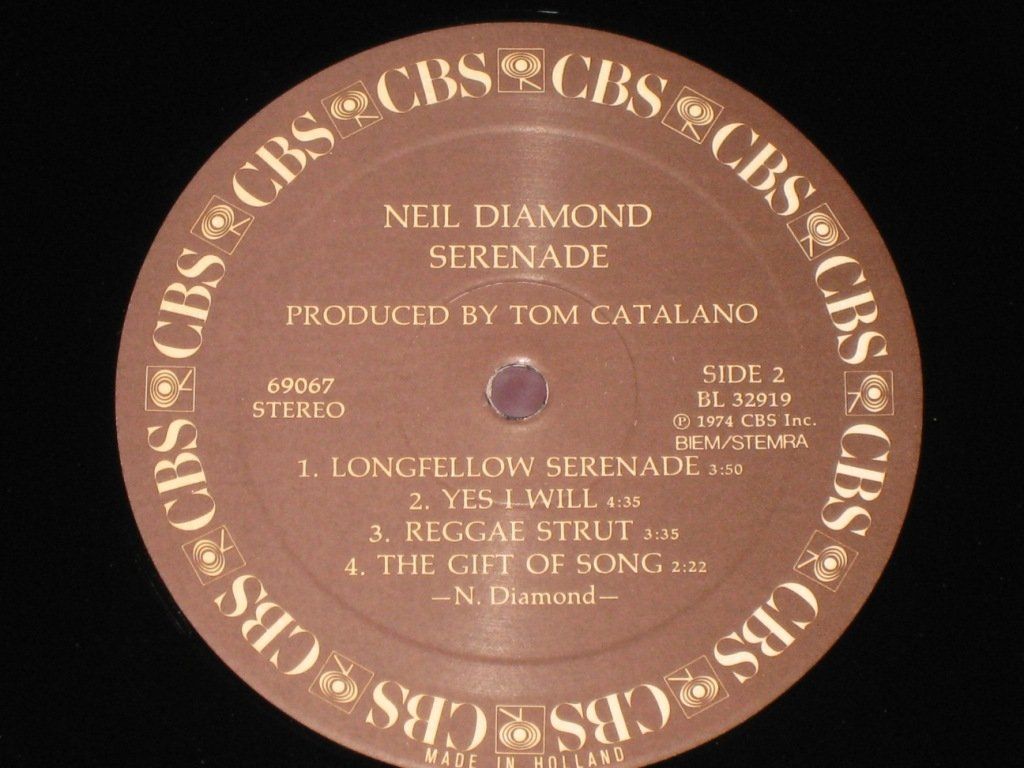 Dischi in vinile: LP - NEIL DIAMOND - SERENADE (1974!) – Usato da Steckborn venduto da Quo7 2