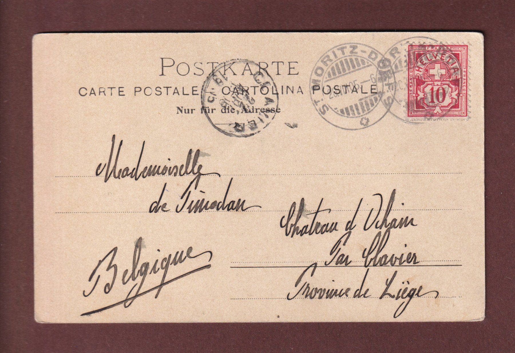 Cartes postales: AXENSTRASSE - 1905 – D'occasion à Pully par nicecards-shop 1