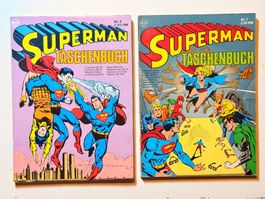 Superman Taschenbuch Nr. 6 & 7, 1.Auflage mit Sammelmarke  !
