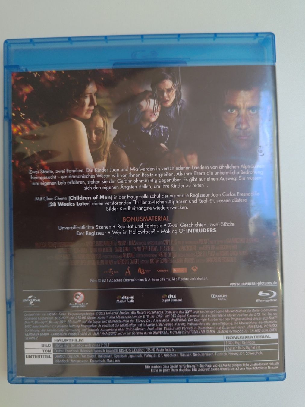 Tutti i DVDs: Intruders – Usato da Liestal venduto da Kratzilla 2