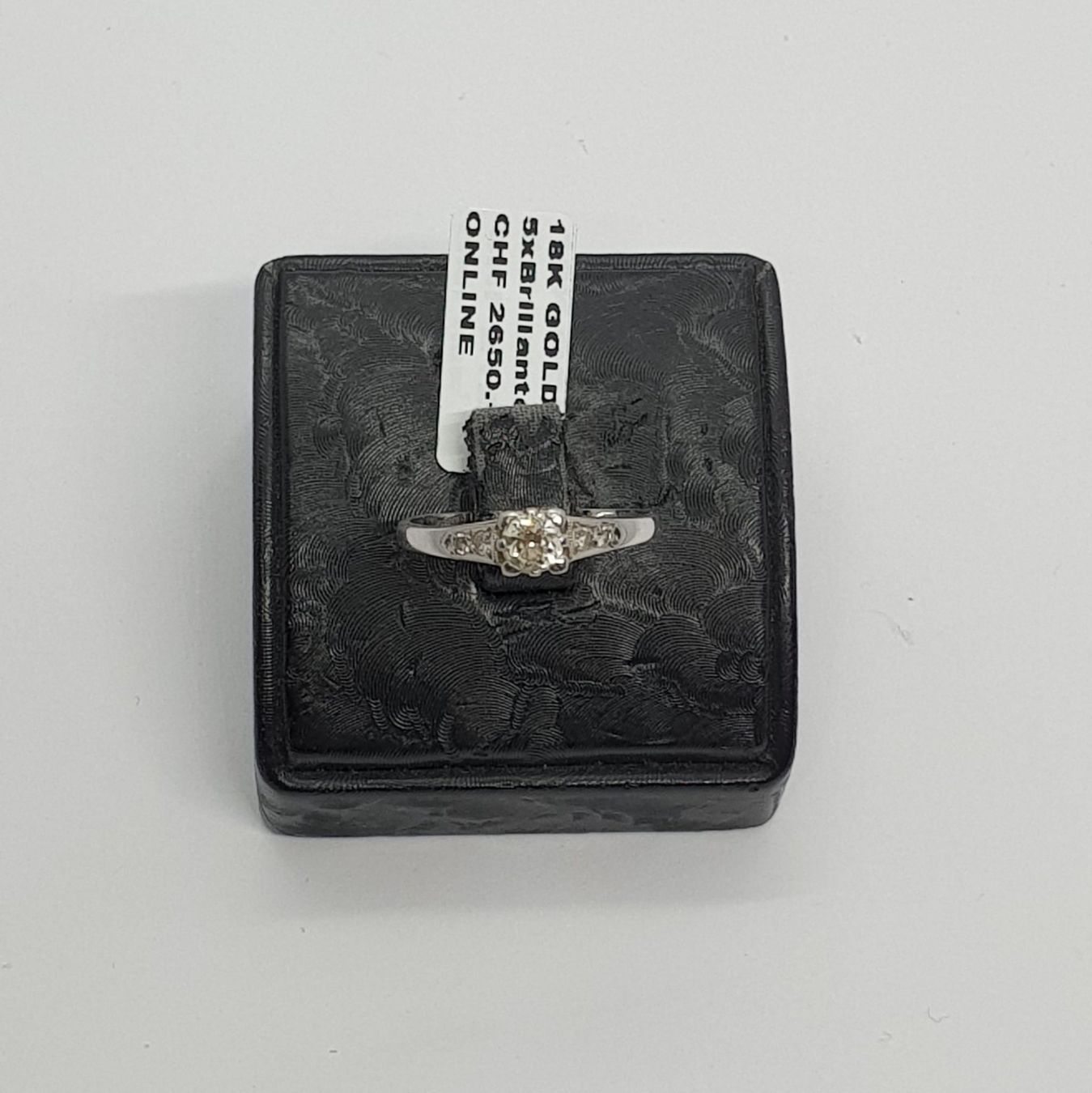 Anelli: Echt 18K Gold - Diamant Ring – Usato da Luzern venduto da Luzern-Goldhaus