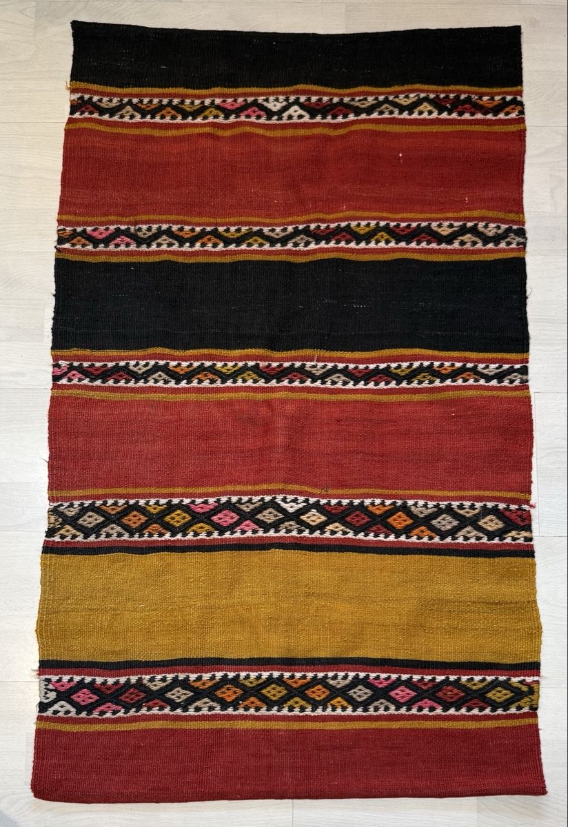 Kelim Tappeti: Wunderschöner Vintage Teppich, handgewebt 105x62.cm – Usato da Sempach venduto da Star7