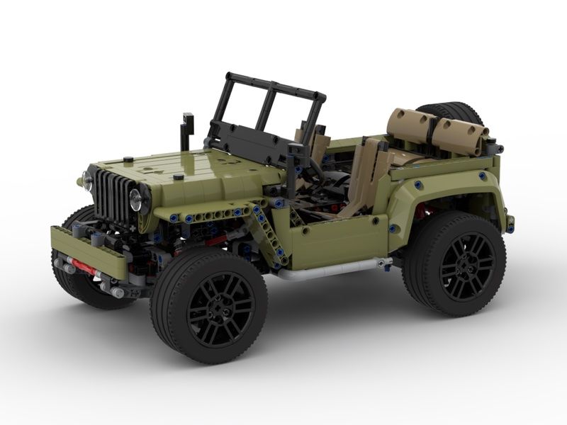 Lego Kit di costruzioni: Lego technik jeep willys moc – Usato da Airolo venduto da Bagaion99