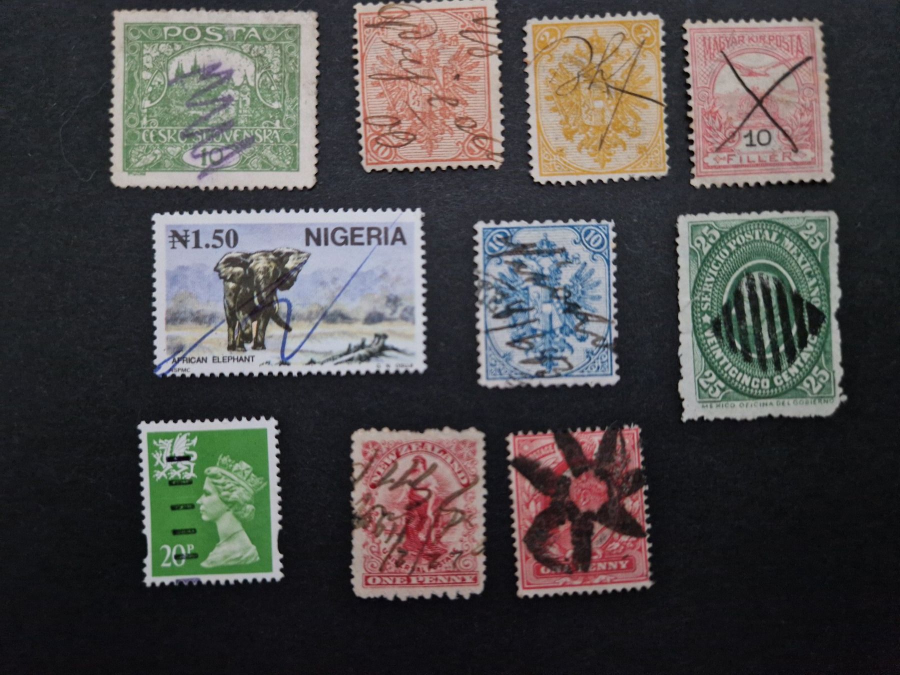 Tutti i francobolli: Diverse Briefmarken mit Sonderstempelung – Usato da Oberglatt ZH venduto da Pacos2000