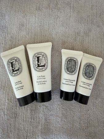Lot Diptyque – Lait Frais Corps & Crème Essentielle Visage