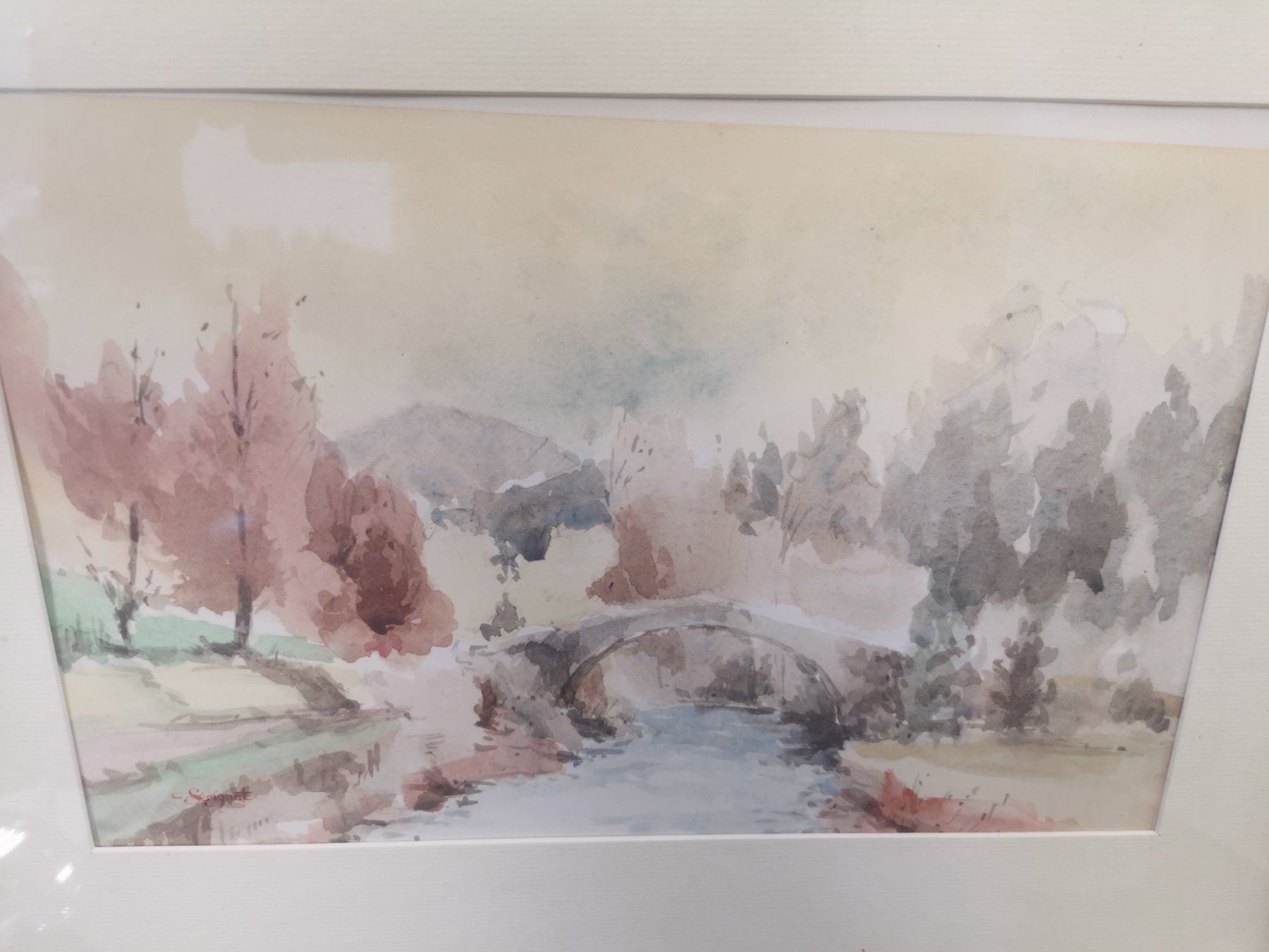 Gemälde: AQUARELLE SIGNÉE SÉRIGNAT DATÉE AUS 1988 – Gebraucht aus Genève von Qanil77 1