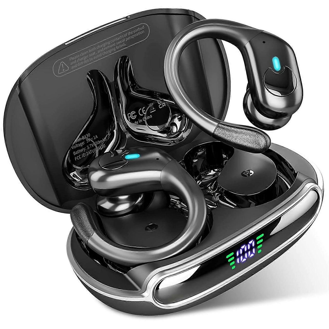 Cuffie: BX30 Bluetooth-Kopfhörer In-Ear schwarz – Usato da Gossau SG venduto da AquaDaniel