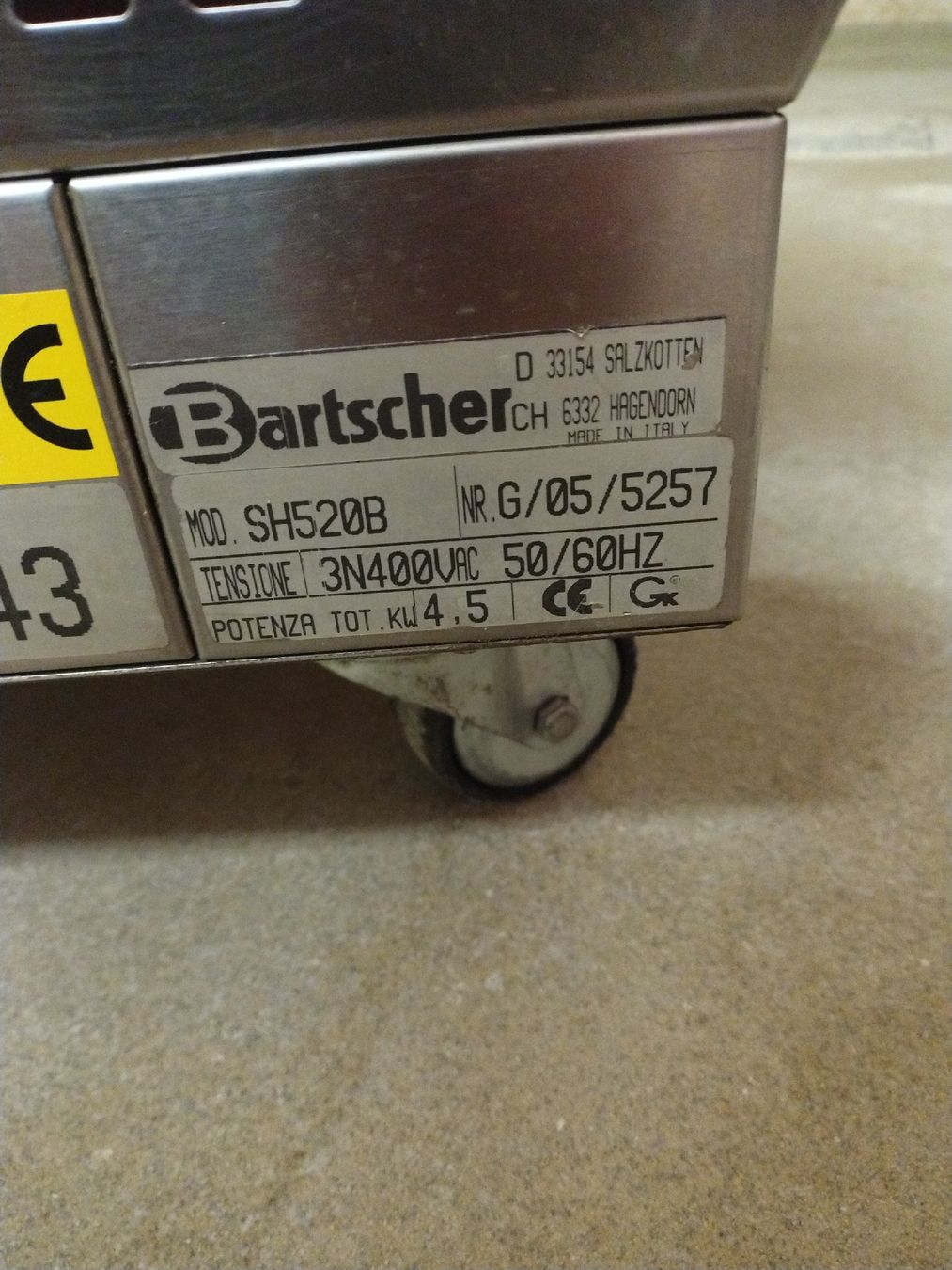 Bartscher Küchengeräte: Bartscher Salamander SH520B – Gebraucht aus Brüttisellen von Grorbas 2