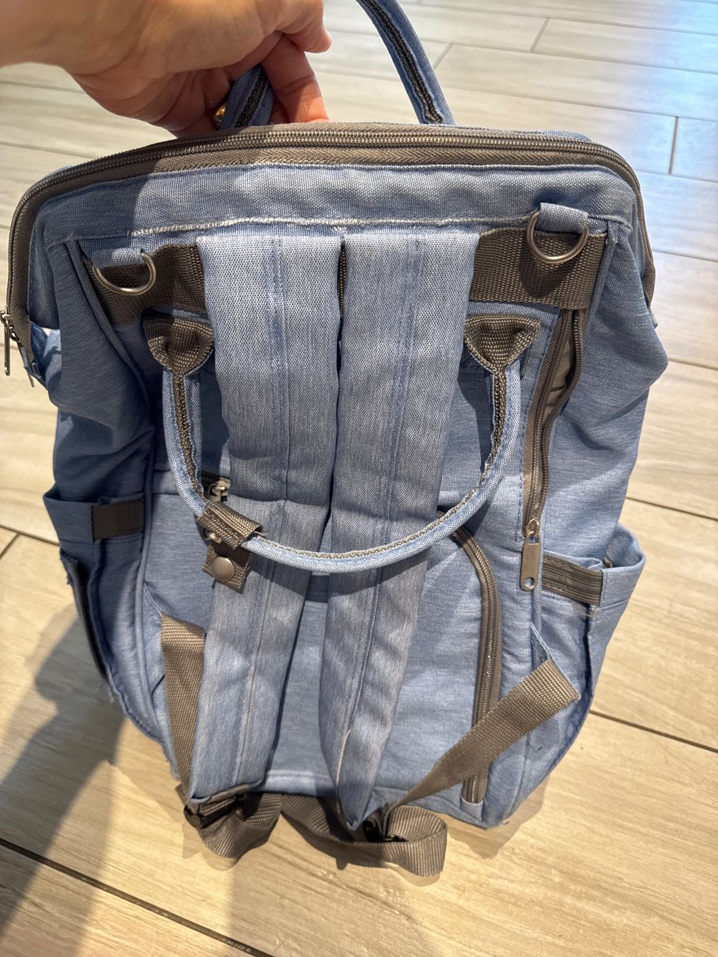 Zaini: Wickelrucksack von Petite Star hellblau – Usato da Gelterkinden venduto da Familienferien 1