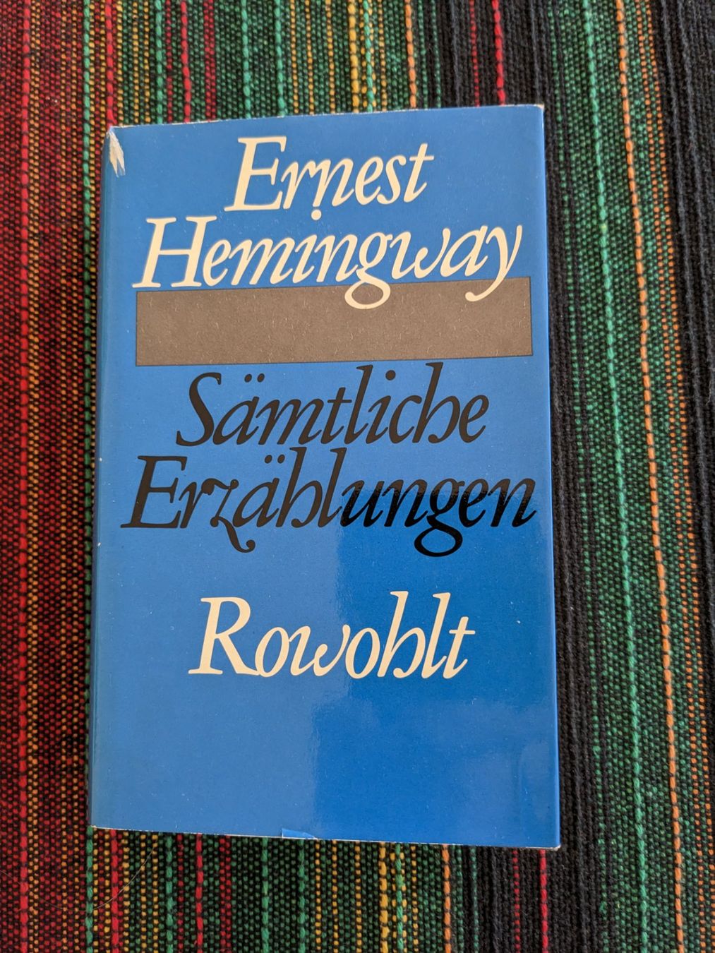 Libri: Ernest Hemingway: Sämtliche Erzählungen – Usato da Rotkreuz venduto da eulennest