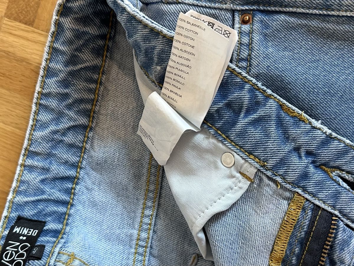 Jeans: Even & Odd Wide Leg Jeans, Hellblau, Gr. 40 – Usato da Zürich venduto da alex124 2
