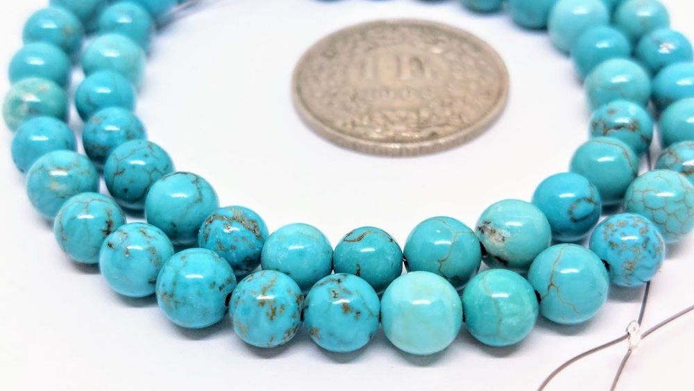 Filo Di Haulite Goccia 11 Mm X 6 Mm Colore Celeste Pastello – - Componenti Per Bigiotteria - Foto 3