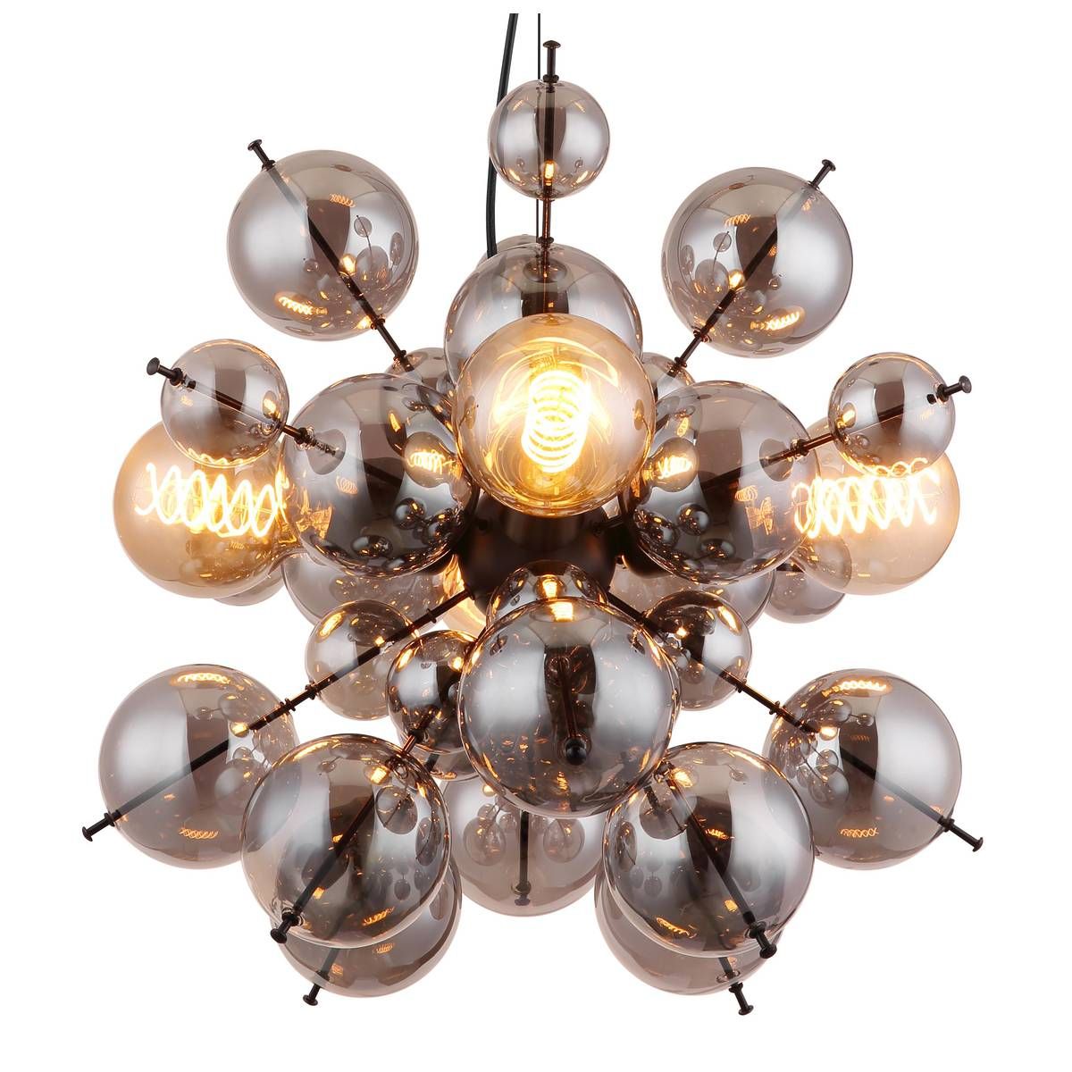 Lustres & lampes de plafonds: Pendelleuchte, Rauchfarbe, 52 cm Ø – Neuf (Voir description) à Kreuzlingen par Smart-Light 4