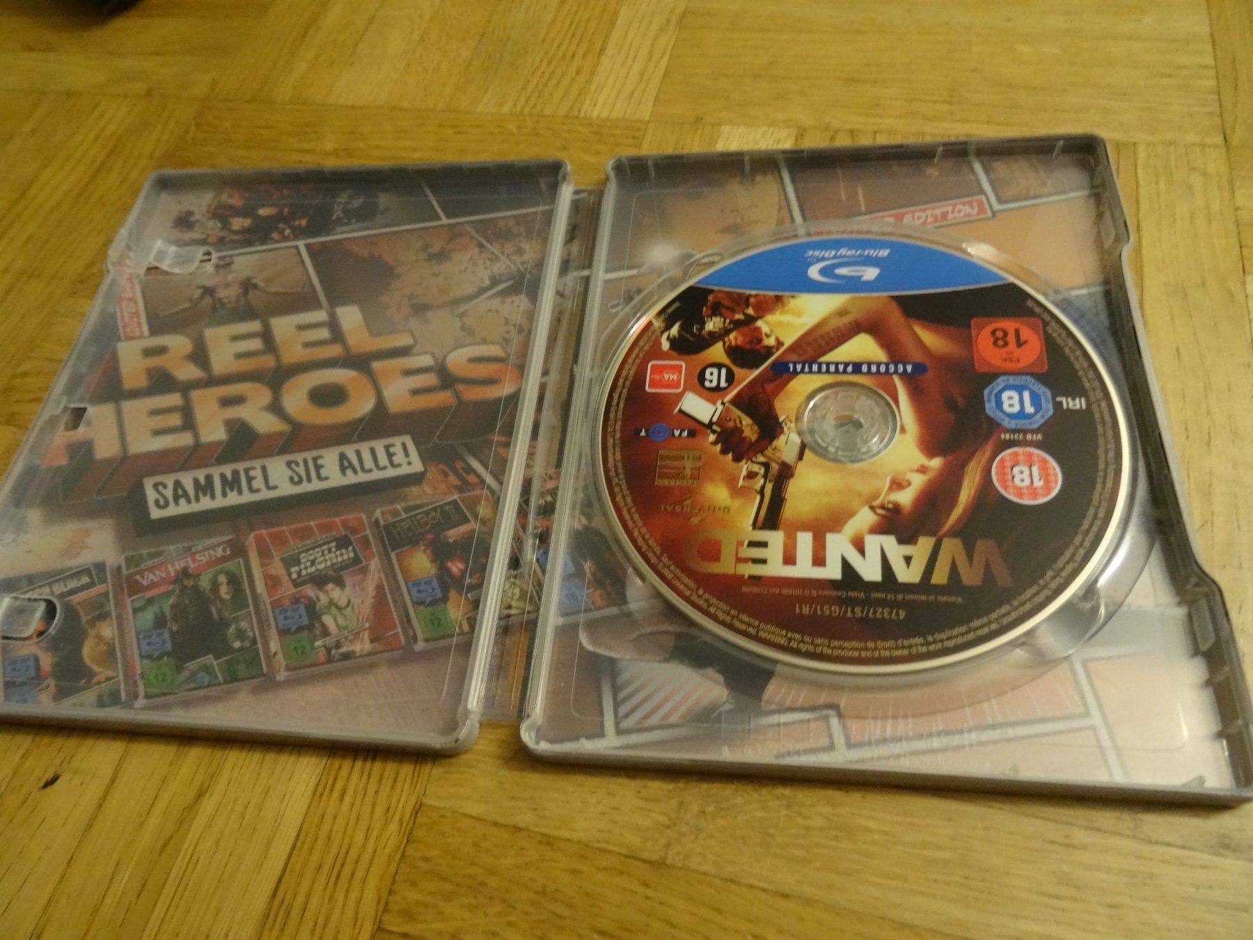 Tutti i DVDs: Wanted Limited Edition STEELBOOK BLU-RAY – Usato da Olten venduto da Disc-Verkauf 1