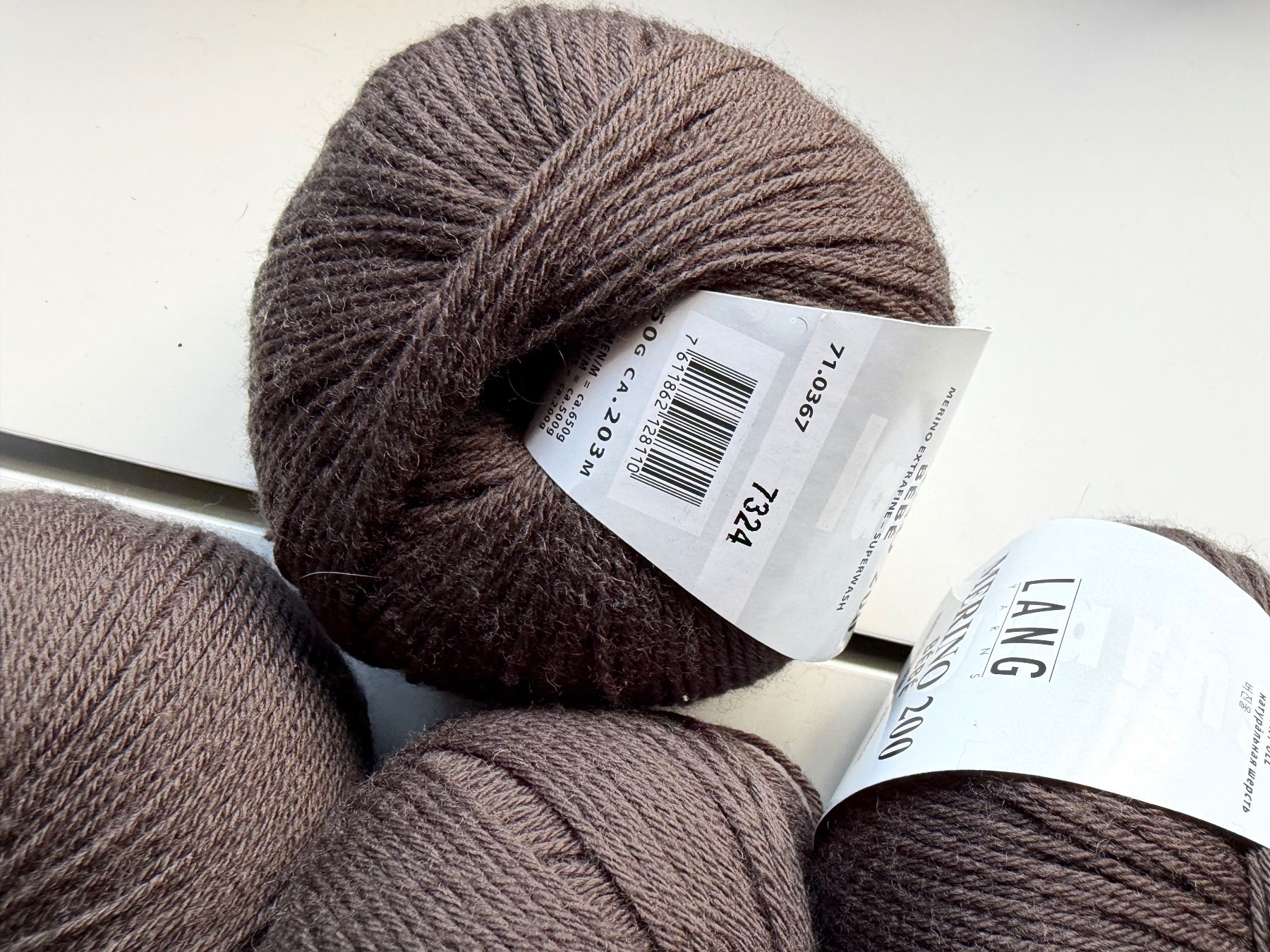 Lana: 1 Knäuel Merino 200 Bébé Lang yarns – Nuovo (secondo la descrizione) da Büsserach venduto da bor_s88m 1