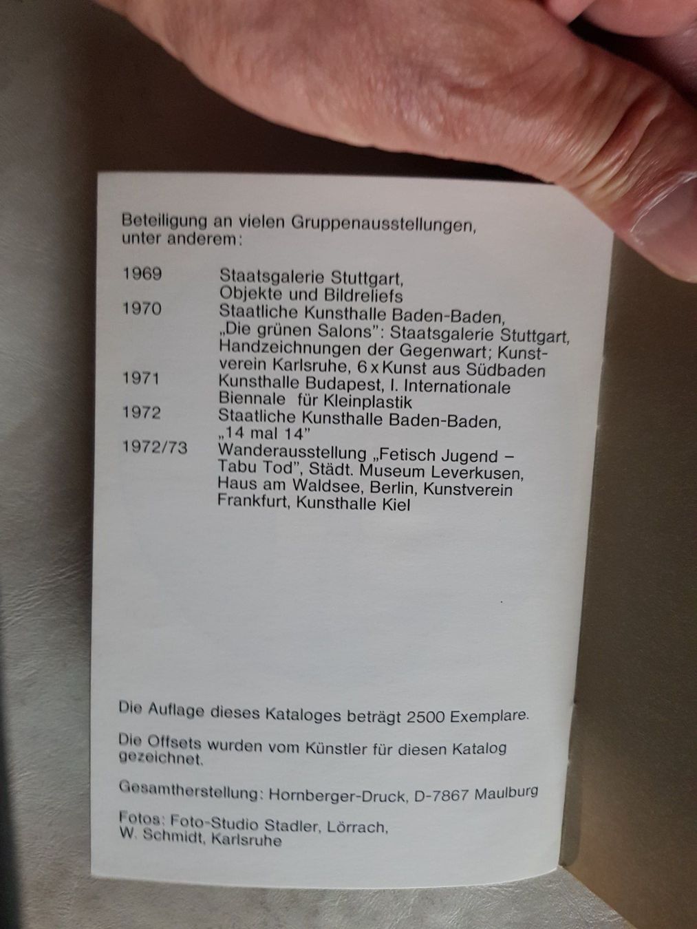 Libri: Jürgen Brodwolf - Zürich 1973 - Objekte - Kunst Katalog – Usato da Walterswil BE venduto da Lonitti 5