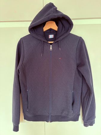 Tommy Hilfiger Veste zippée à capuche marine, taille 170-176