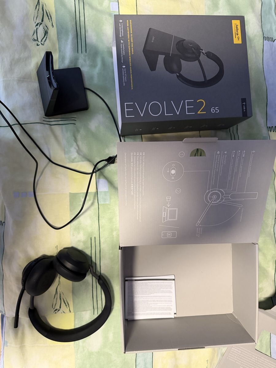 Jabra Cuffie: Jabra Evolve2 65 schwarz mit Ladestation gebraucht – Usato da Ibach venduto da gen_r6yf 1