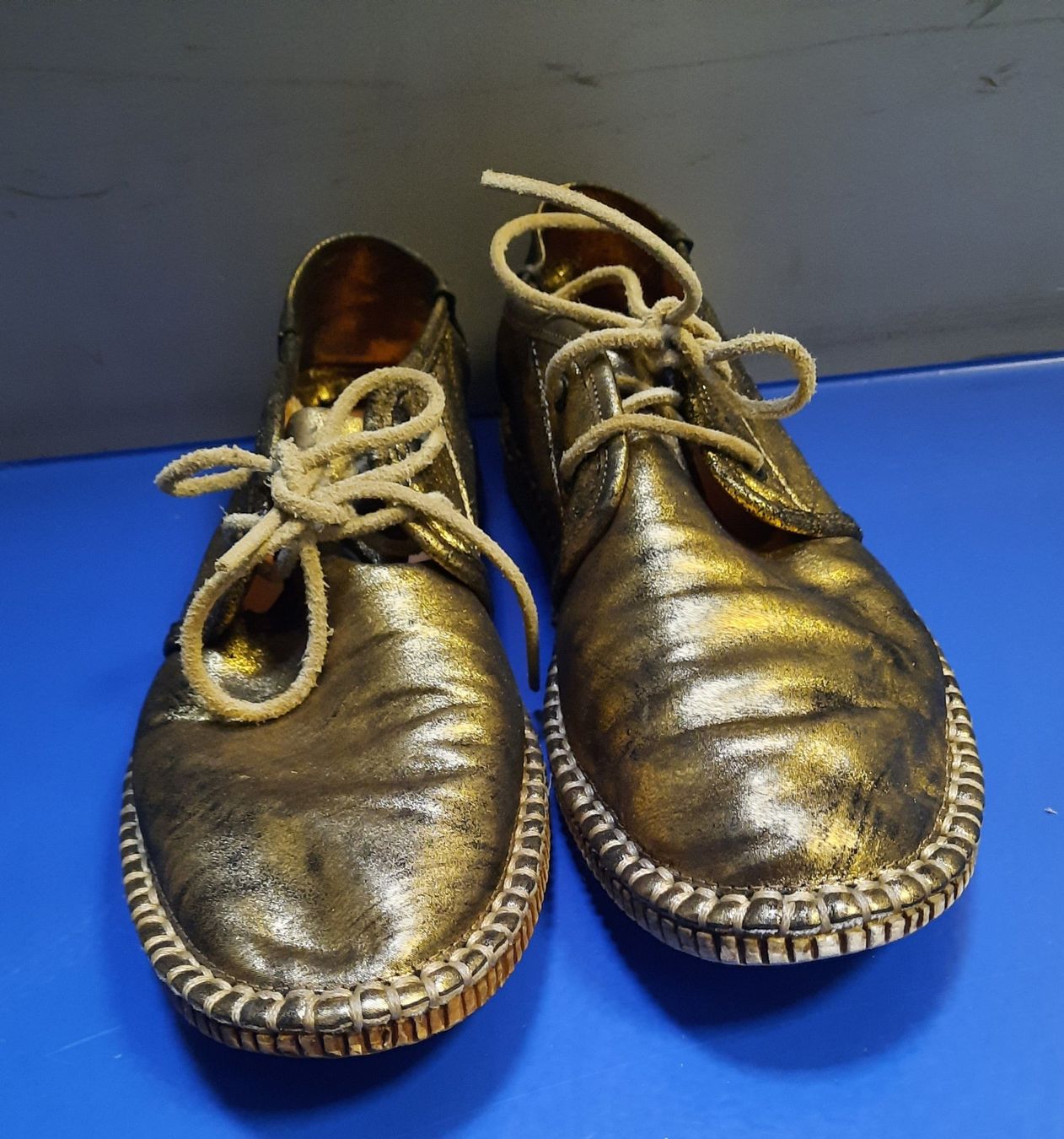 A.S.98 Scarpe da donna: Halbschuh gold-schwarz von A.S.98 – Nuovo e nell'imballaggio originale da Zürich venduto da pia_p95m